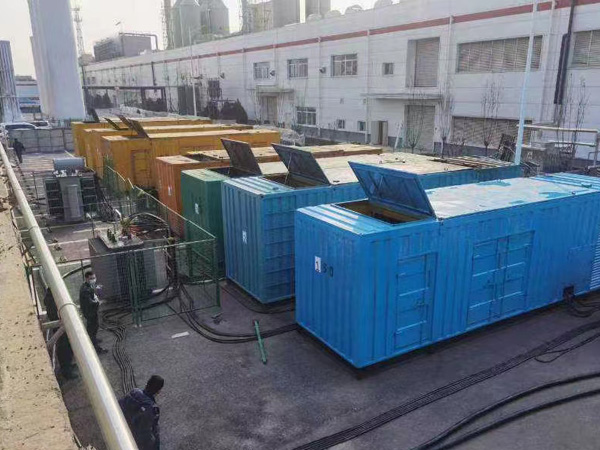 临夏柴油发电机出租案例展示